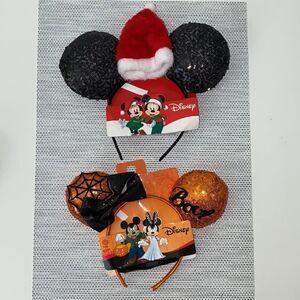 New Lot of 2 Disney minnie mouse ear
